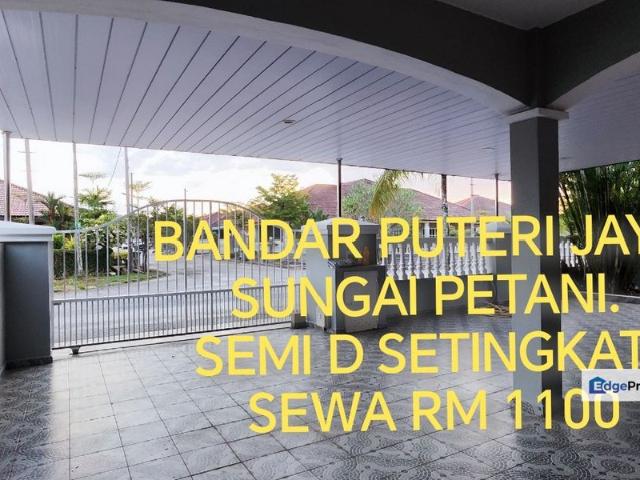 House for rent in Sungai Petani, Kuala Muda
