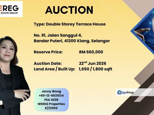 House for sale in Port Klang, Selangor
