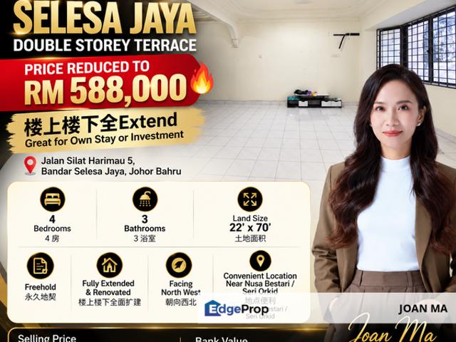 House for sale in Skudai, Iskandar Puteri