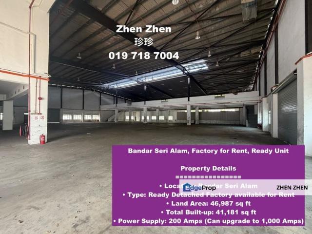 Warehouse for rent in Pasir Gudang, Johor