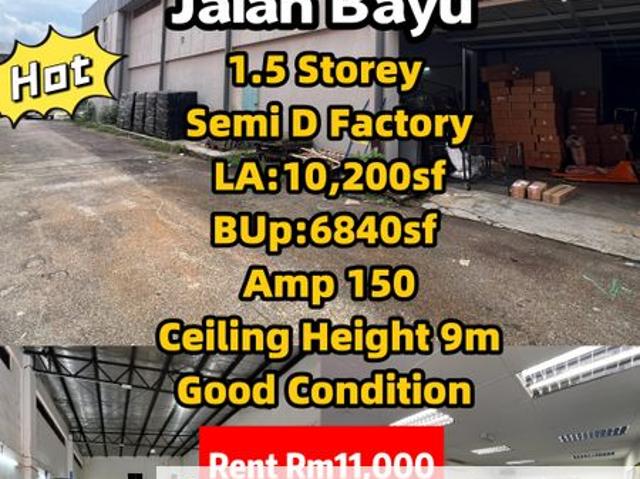 Warehouse for rent in Pasir Gudang, Johor
