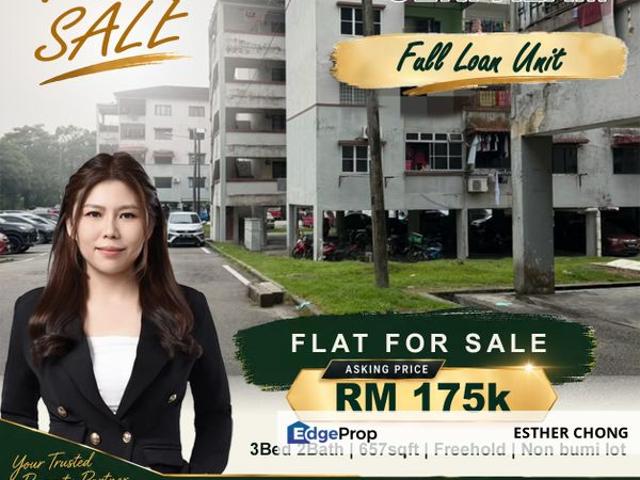 Flat for sale in Masai, Johor Bahru
