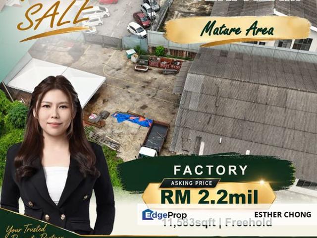 Warehouse for sale in Masai, Johor Bahru