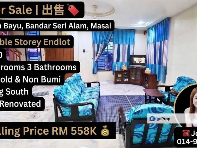 House for sale in Bandar Seri Alam, Pasir Gudang