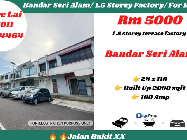 Warehouse for rent in Pasir Gudang, Johor