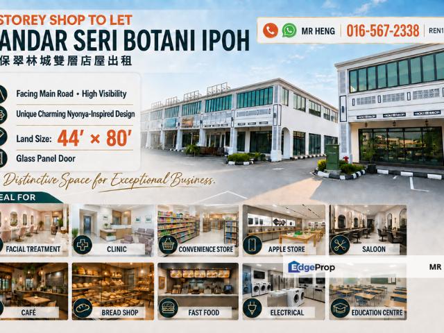 Shop for rent in Perak, Tanjong Ipoh