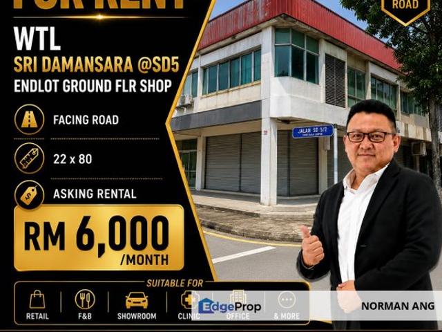 Shop for rent in Petaling, Damansara Damai