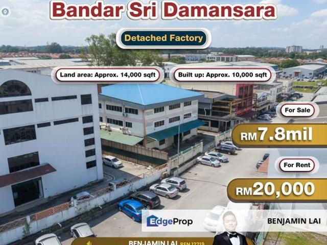 Warehouse for sale in Petaling, Damansara Damai