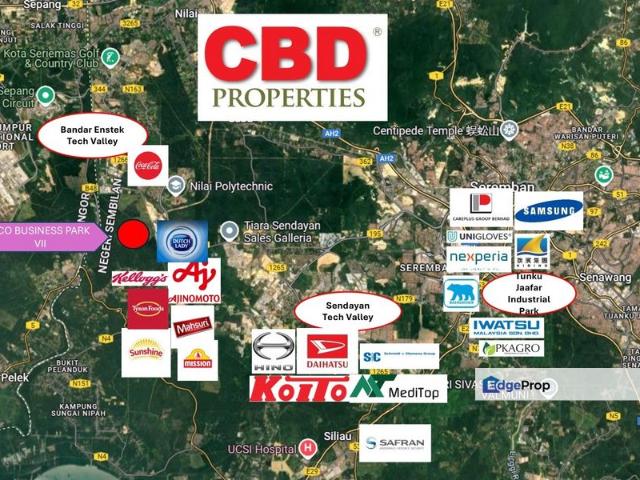 Warehouse for sale in Sendayan Village, Negeri Sembilan