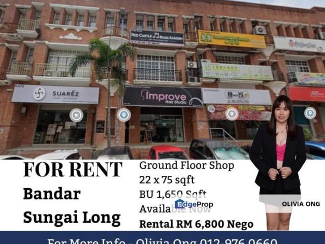 Shop for rent in Kajang, Langat