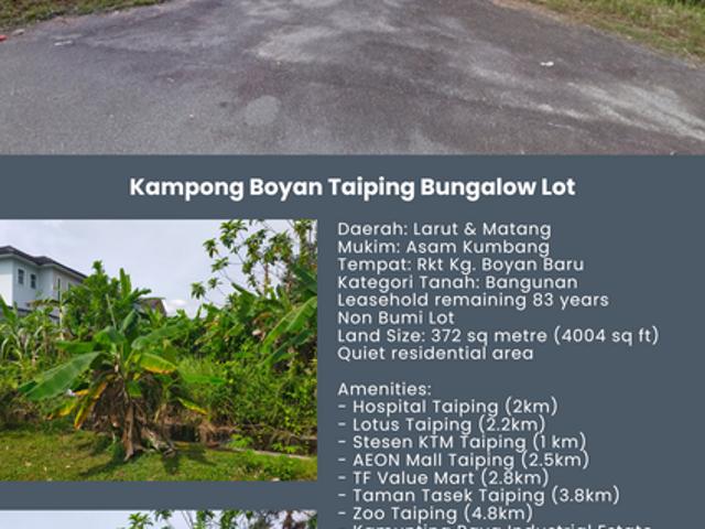 House for sale in Perak, Taiping