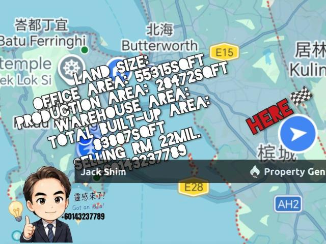 Warehouse for sale in Wellesley, Penang