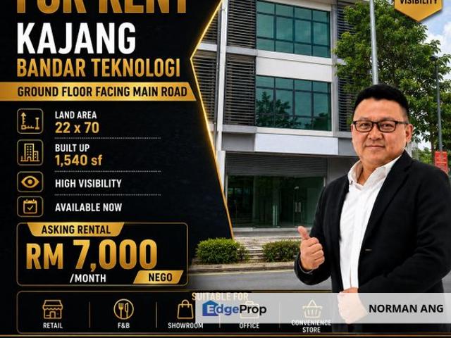 Shop for rent in Kajang, Langat