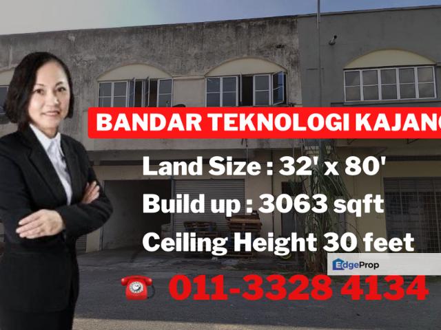 Warehouse for sale in Kajang, Langat