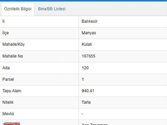 Bölceağaç, Manyas içerisinde satılık Arsa