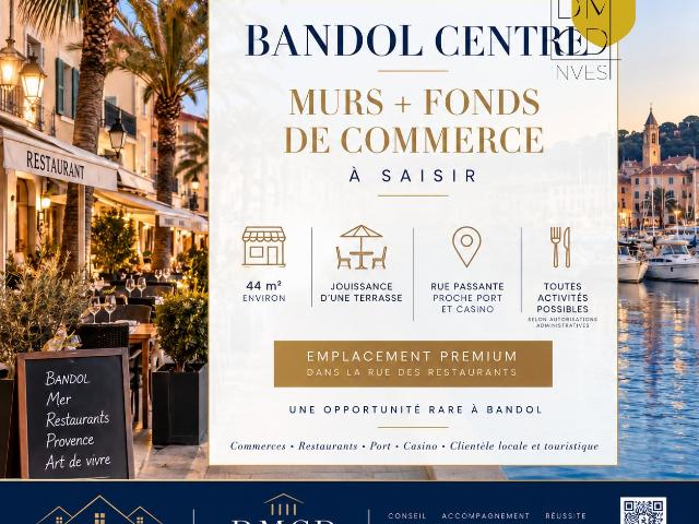 Local Commercial vente à Arrondissement de Toulon, Bandol