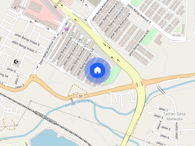 Apartment for rent in Kajang, Langat