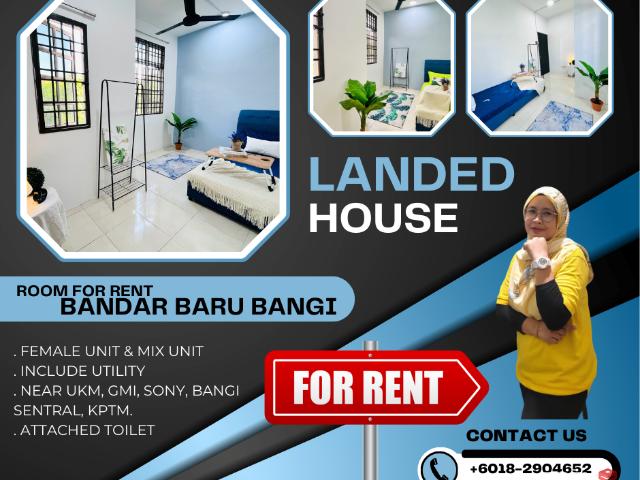 Room for rent in Kajang, Langat