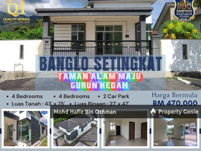 Bungalow for sale in Kuala Muda, Kedah