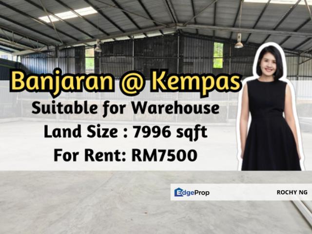 Warehouse for rent in Johore Bahru, Johor