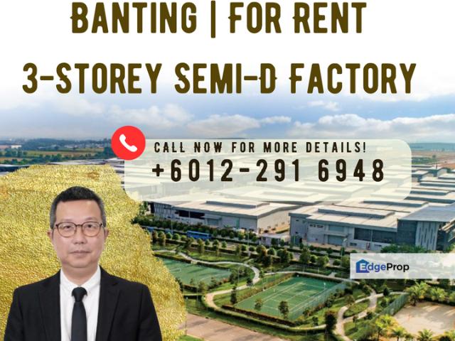 Warehouse for rent in Banting, Selangor