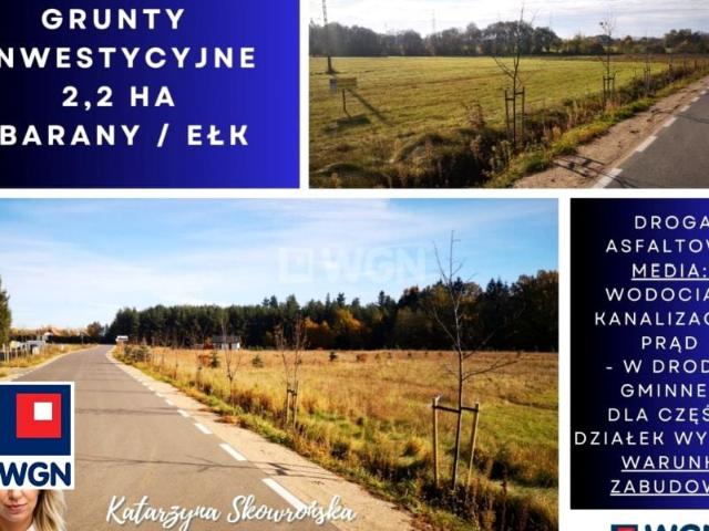 Grunt na sprzedaż w Barany, Warmińsko-mazurskie