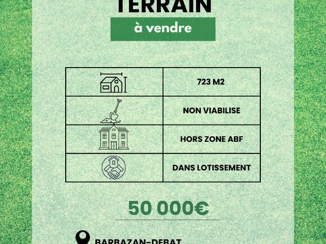 Terrain vente à Tarbes, Barbazan-debat