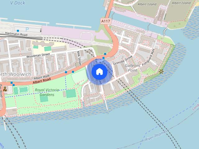 House for rent in North Woolwich, Greater London