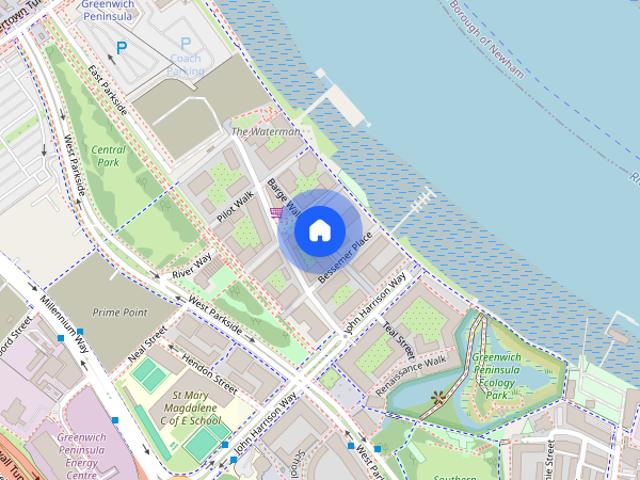 Apartment for rent in Greenwich Peninsula, Greater London