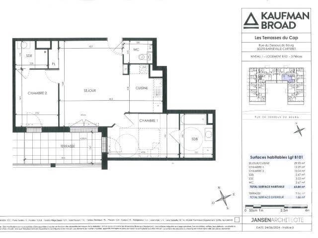 Appartement vente à Cherbourg, Barneville-carteret