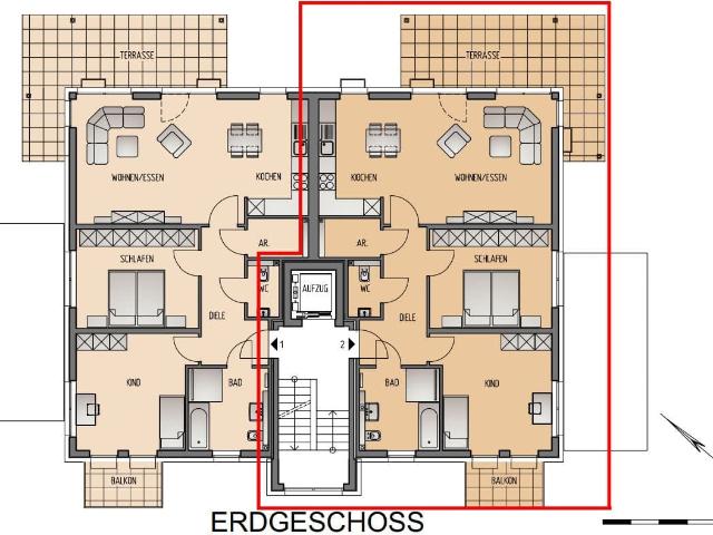 Etagenwohnung kaufen in Wetter