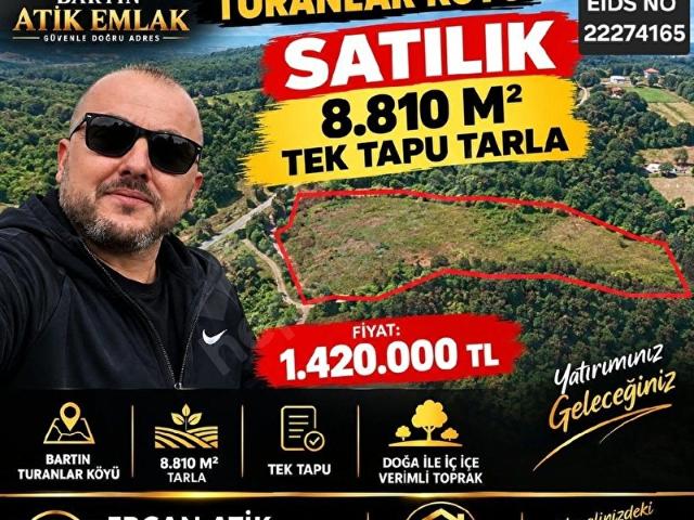 Turanlar, Bartın Merkez içerisinde satılık Arsa