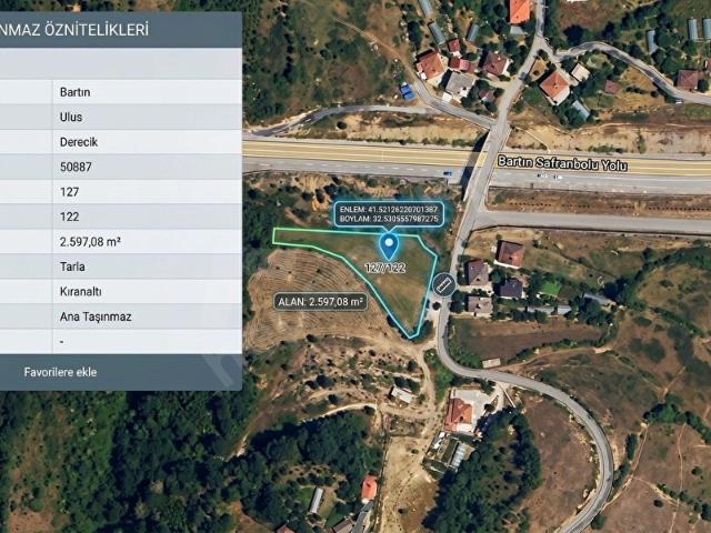 Ulus, Bartin içerisinde satılık Arsa