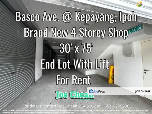 Shop for rent in Perak, Tanjong Ipoh