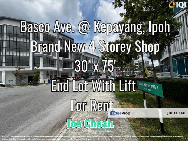 Shop for rent in Perak, Tanjong Ipoh