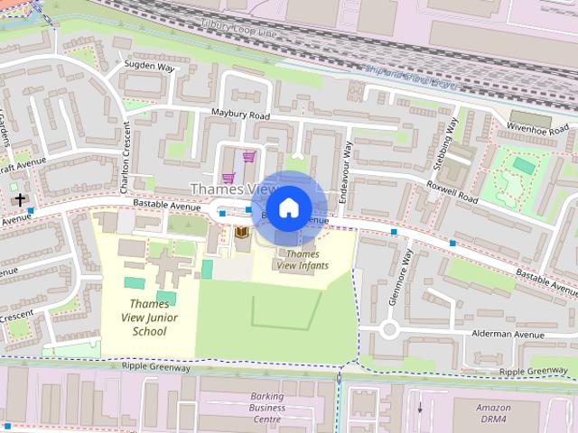Apartment for rent in Thames View, Greater London