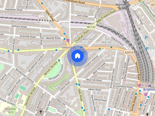 Apartment for rent in Round Hill, Brighton & Hove