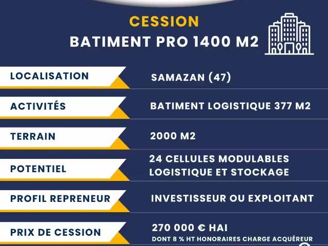 Bureau vente à Marmande, Samazan