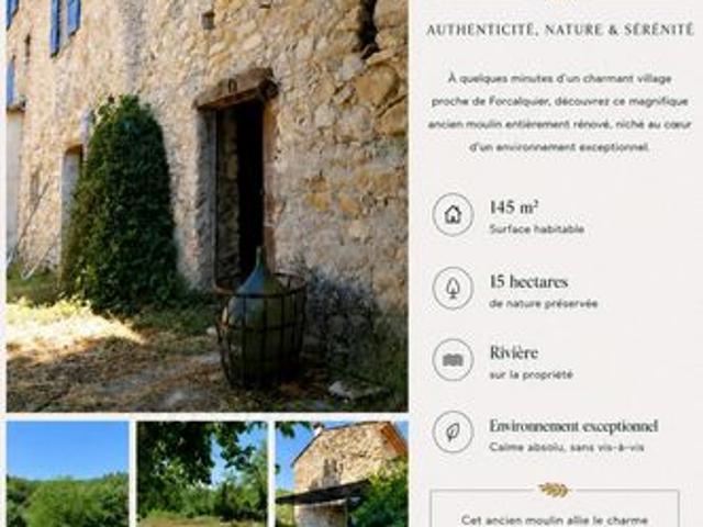Villa vente à Forcalquier, Montlaux
