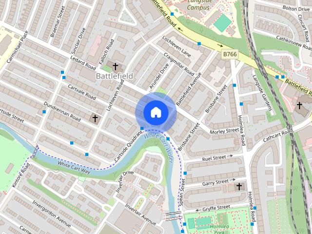 Apartment for rent in Battlefield, Glasgow