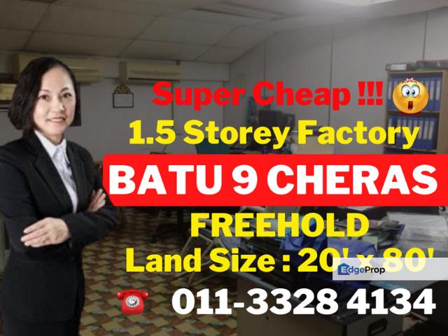 Warehouse for sale in Kajang, Langat