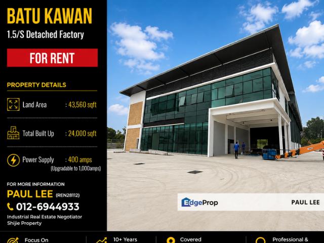 Warehouse for rent in Wellesley, Penang