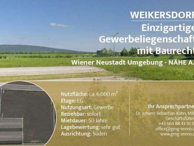 Grundstück mieten in Weikersdorf am Steinfelde, Niederösterreich