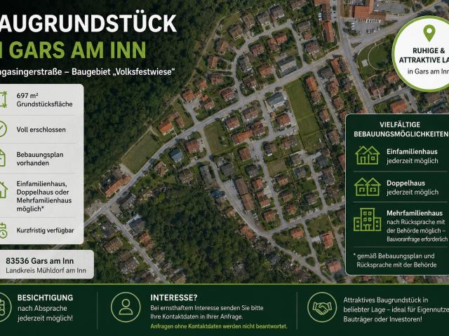 Erdgeschosswohnung kaufen in Gars, Bayern