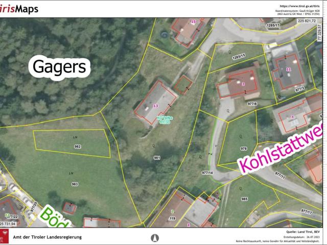 Grundstück kaufen in Telfes im Stubai, Tirol