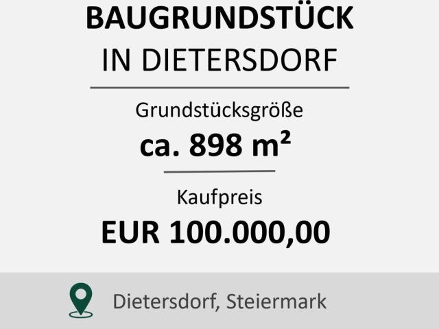 Grundstück kaufen in Dietersdorf, Dobl-Zwaring