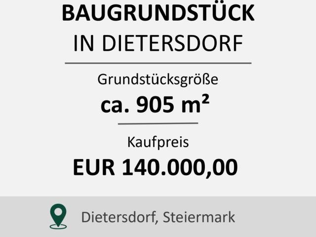 Grundstück kaufen in Dietersdorf, Dobl-Zwaring