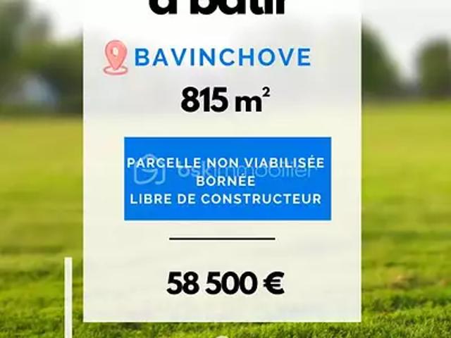 Terrain vente à Dunkerque, Bavinchove