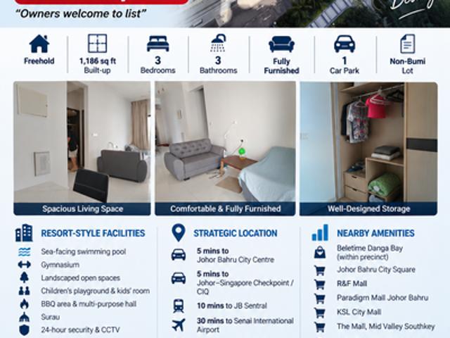 Condominium for sale in Johore Bahru, Johor