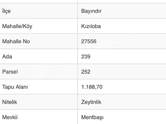 Bayindir, İzmir içerisinde satılık mülk